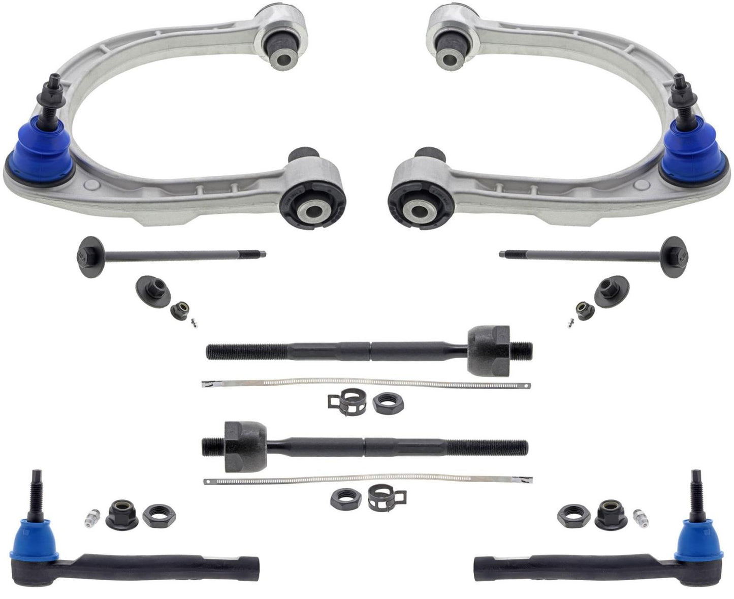 Mevotech Front Upper Control Arms Ball Joints & Tie Rods For Bronco 21-2024 4WD