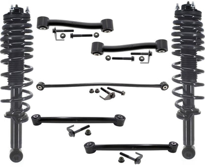 Rear Complete Struts Control Arms & Track Bar For Ford Bronco 2021-2025 4 Doors