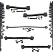 Rear Complete Struts Control Arms & Track Bar For Ford Bronco 2021 4 Doors
