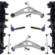 Front Struts Coil Spring Control Arms Tie Rods & Links For Outback 2020-2022