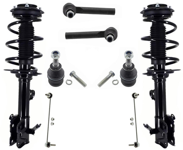 Front Struts Coil Spring Lower Ball Joints Tie Rods & Links For Outback 20-2022