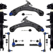 Front Struts Control Arms Tie Rods & Links For Toyota Highlander 2020-2022 AWD
