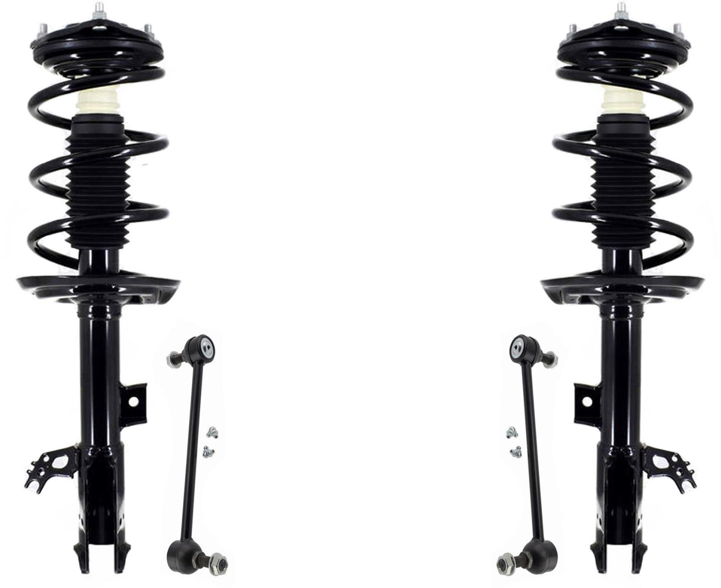 Front Complete Struts & Sway Bar Links For Toyota Highlander 2020-2022 AWD