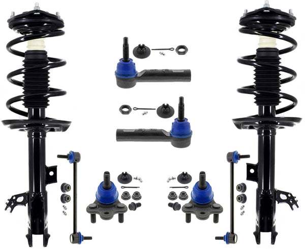 Front Struts Ball Joints Tie Rods & Links For Toyota Highlander 2020-2022 AWD