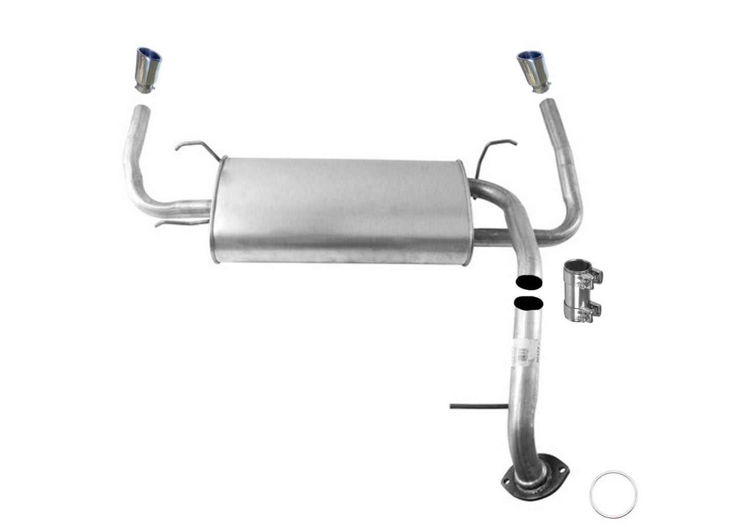 Rear Muffler Assembly Fits For 10-13 Mazda 3 Hatchback 2.5L REF L51240100B