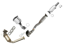 Front Upper & Rear Upper Catalytic Converters for Ford Fusion 2007-2008 3.0L