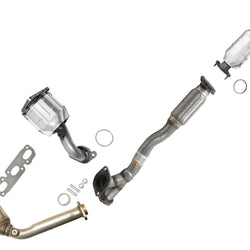 Front Upper & Rear Upper Catalytic Converters for Ford Fusion 2007-2008 3.0L