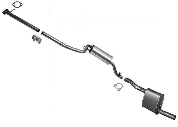 For Ford Focus 2000-2004 ZX3 ZX5 Hatchback Resonator Muffler Exhaust System