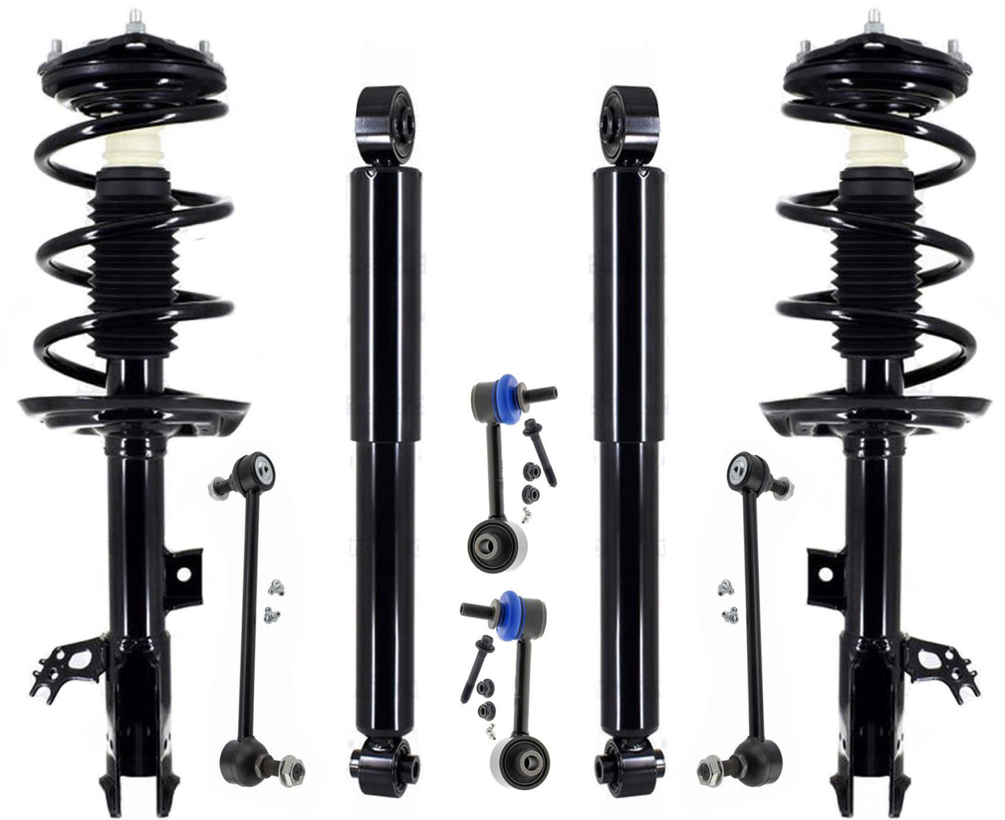 Front Struts Rear Shocks & Links For Toyota Highlander 20-2022 W/ 20 Inch Wheel