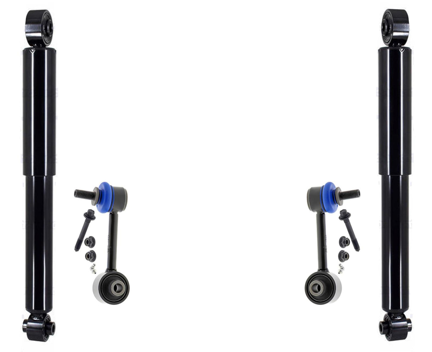 Rear Shocks Absorber & Links For Toyota Highlander 2020-22 All Wheel Drive