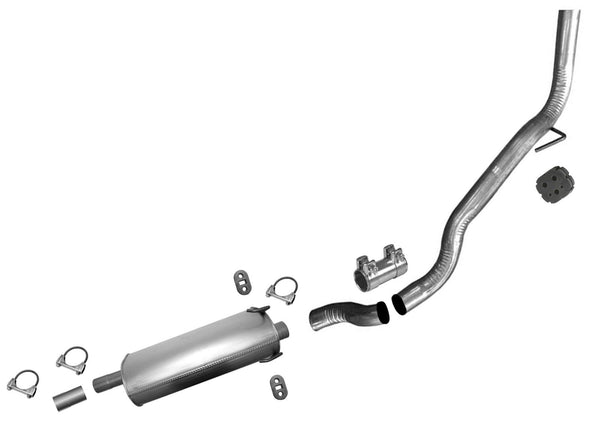 Weld on Muffler and Tail Pipe for Dodge Ram 1500 Pick Up 2009-2018