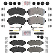 F&R Disc Brake Pads for Mercedes Benz Sprinter 2500 19-24 w Electric Parking