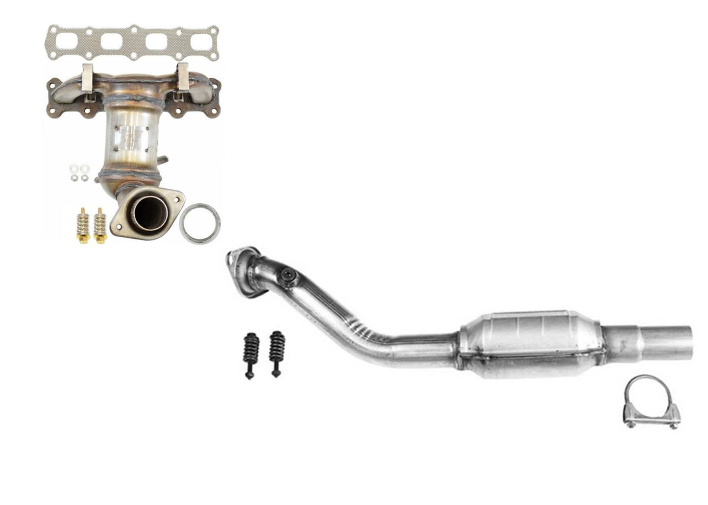 Front & Rear Catalytic Converter For Jeep Compass Patriot 2007-2017 2.4L 4x4 AWD