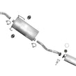 Middle Muffler Resonator Exhaust W/ Gasket & Clamp fits Toyota Sienna 2001-2003
