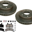 Carbon Performance Disc Brake Rotors Pads for Chevrolet Pick Up 1500 88-99 4x4