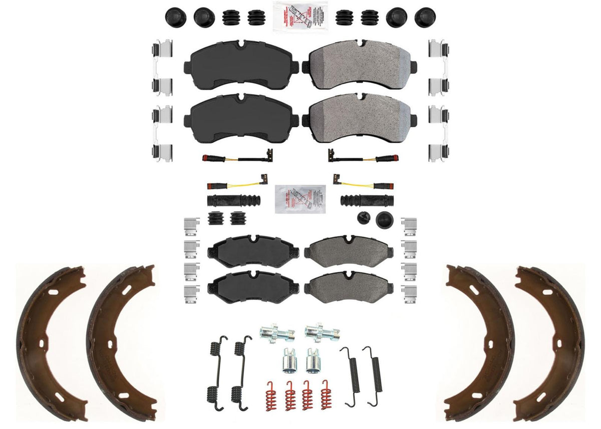 Disc Brake Pads Park Shoe for  Mercedes Benz Sprinter 250019-24 Manual Parking