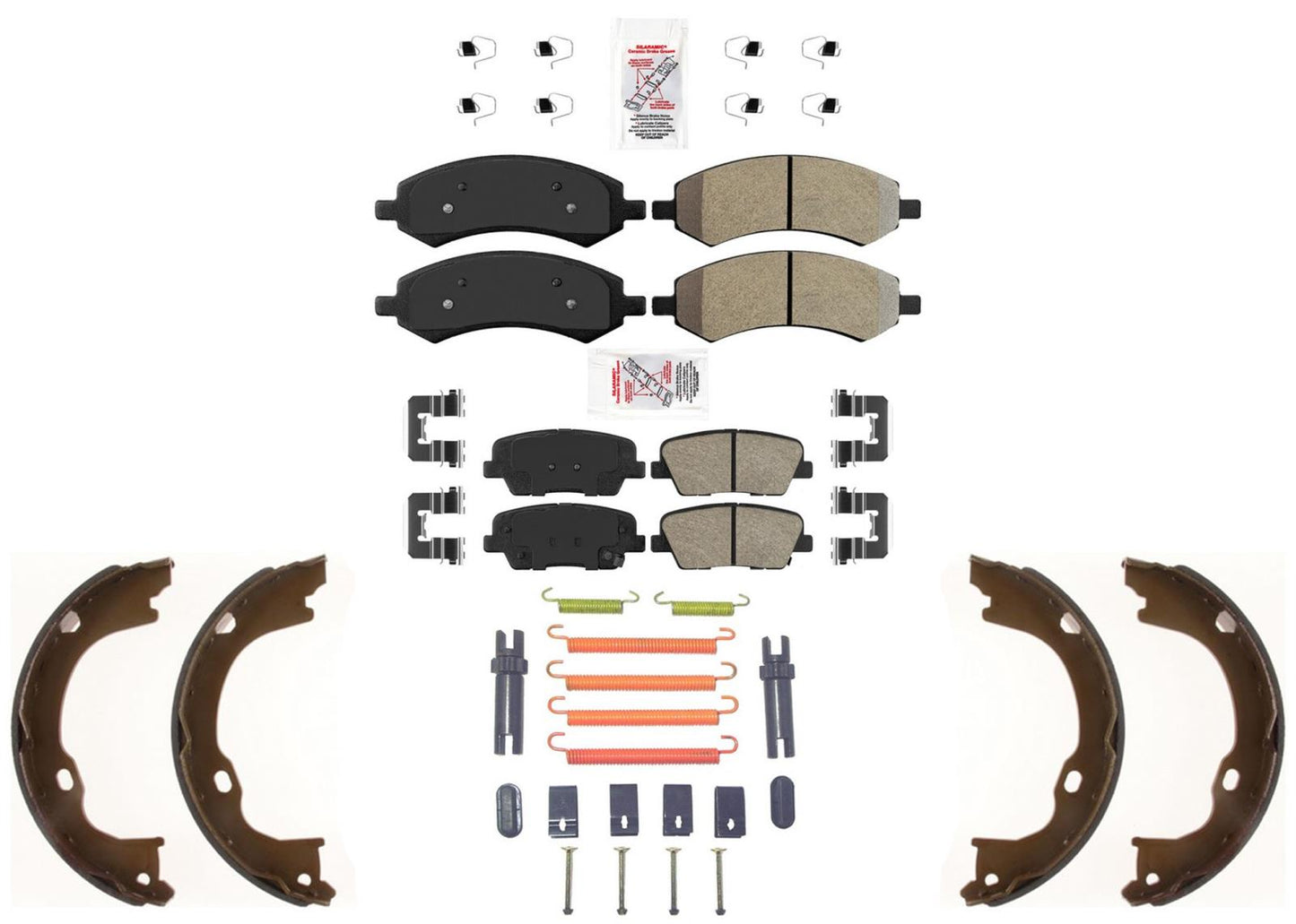 Off Road Performance Disc Brake Pads For Jeep Wrangler 12-17 BR6 332MM