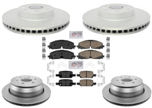 F&R Improved Performance Disc Brake Rotors for GMC Canyon Colorado 2021 2022
