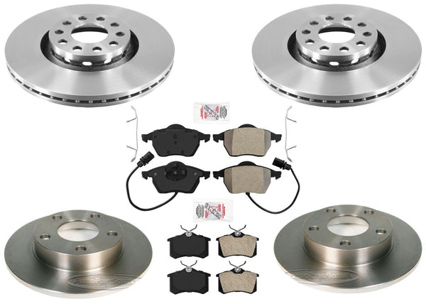 Performance Disc Brake Rotors & Pads For Audi A4 Quattro 02-06 312MM Frt Rotors