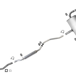 Front Wheel Drive Exhaust System Muffler and Pipes for Jeep Patriot 2007-2011