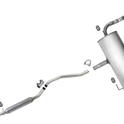 Exhaust System Muffler & Pipes For Jeep Patriot 2007-2011 Front Wheel Drive