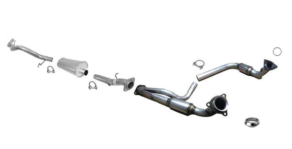 For 2001-2005 Yukon Tahoe Escalde 4.8L 5.3L Exhaust System + Catalytic Converter