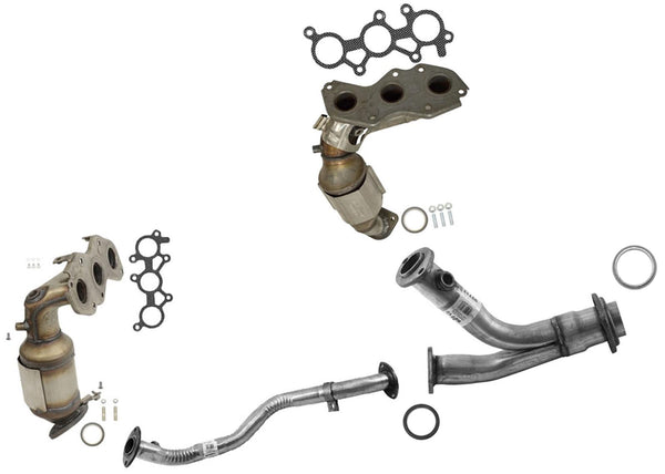 Catalytic Converters Front Engine Pipe + Rear Y Pipe For Lexus RX350 2010-2015