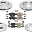 Improved Performance Disc Brake Rotors Pads for 2017-2020 Hyundai Elantra GL GLS