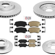 Improved Performance Disc Brake Rotors Pads for 2013-2016 Hyundai Elantra GT