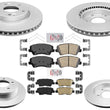 Improved Performance Disc Brake Rotors Pads for Hyundai Elantra GT 2017