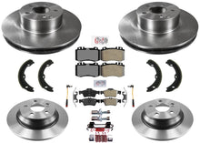 F&R Rear Wheel Drive Disc Brake Rotors Pads For Mercedes Benz S430 S500 04-06