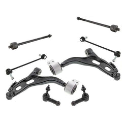F Control Arm Bushing 05-07 All Wheel Drive Five Hundred Tie Rods Sway Bar 8pc