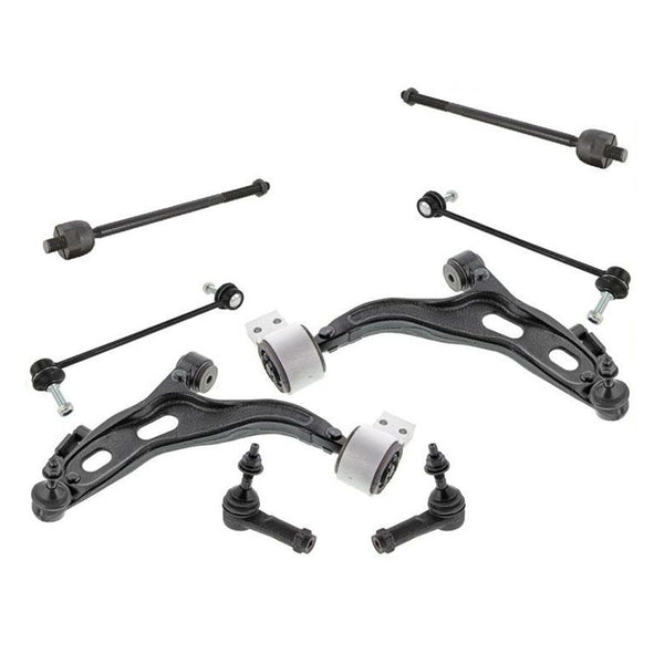 F Control Arm Bushing 05-07 All Wheel Drive Five Hundred Tie Rods Sway Bar 8pc