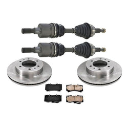 Rotores de disco y pastillas de freno de eje delantero, marca 100% nueva, para Hummer H3 H3T 2006-2010