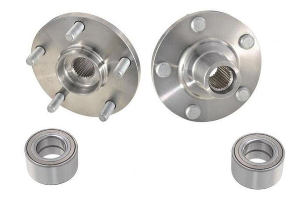 2 kits de cojinetes y bujes de rueda delantera izquierda y derecha para Jeep Compass 2007-2017
