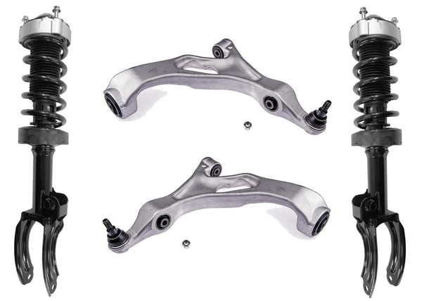 Front Complete Spring Struts Lower Conrol Arms for Porsche Cayenne 2011-2018