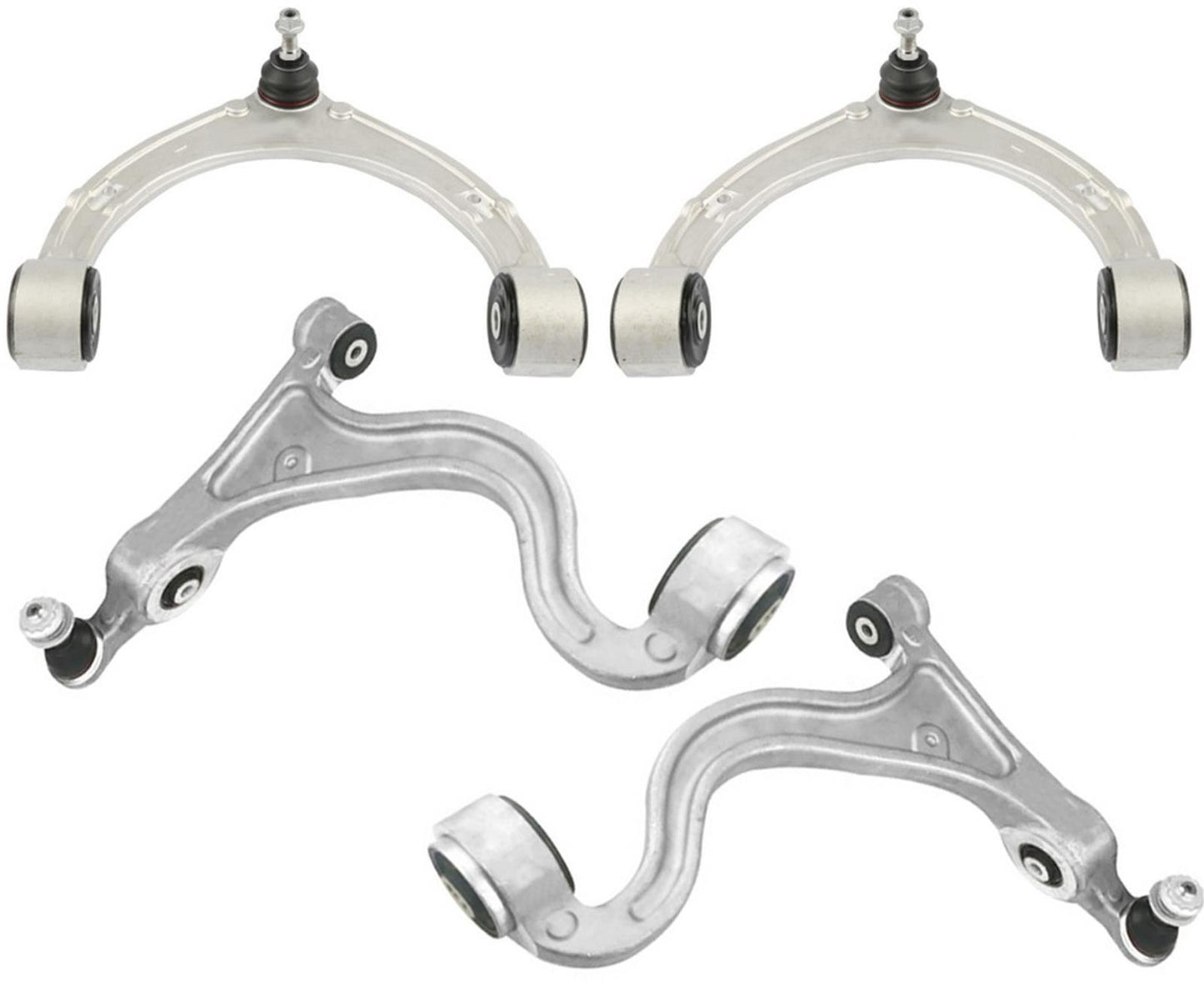 Front Upper & Lower Control Arms W/ Ball Joints For Porsche Panamera 2010-2013