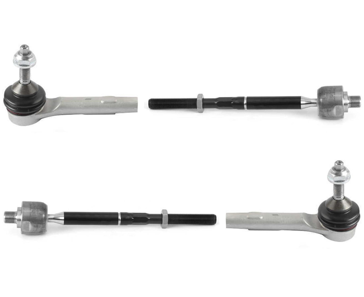 Front Inner & Outer Tie Rods Assembly For Tesla 3 2017 2018 2019 2020 2021 2023