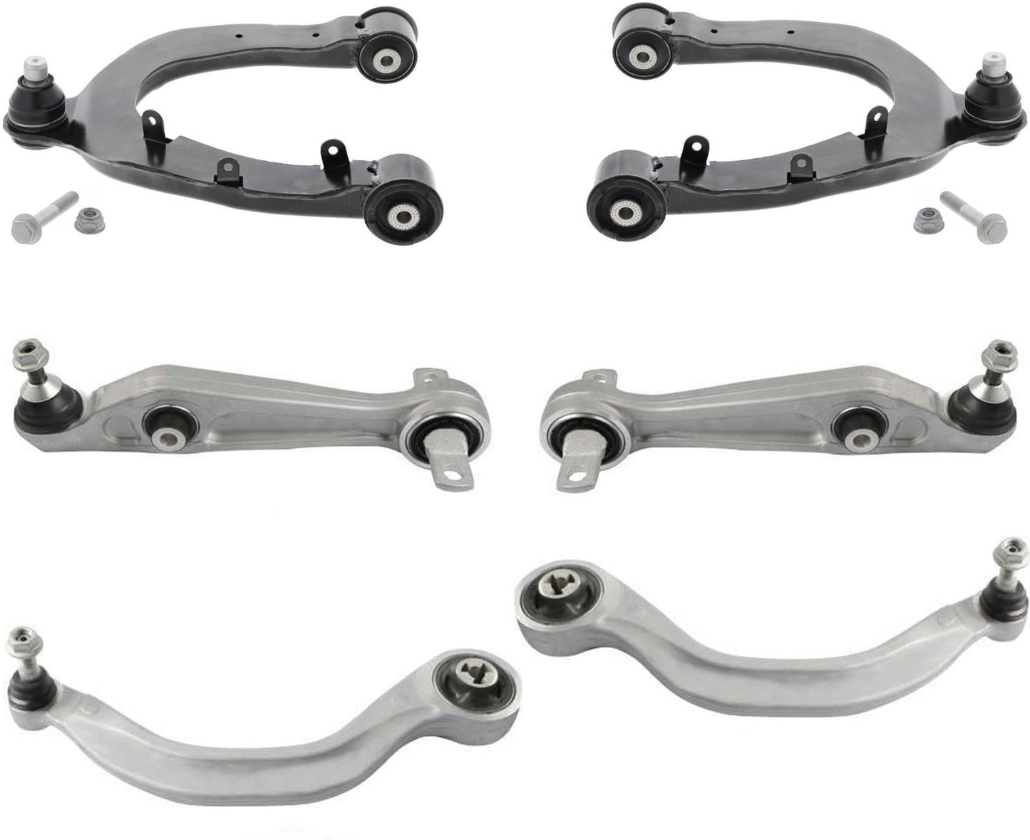 Front Upper & Lower Control Arms W/ Ball Joints Assembly For Tesla 3 2017-2023
