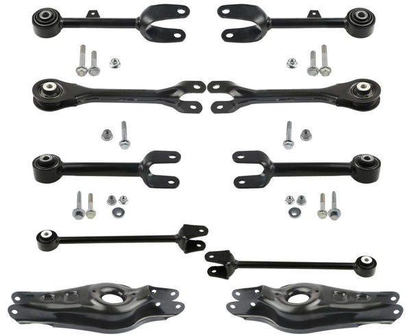 Rear Upper & Lower Forward & Rearward Control Arms W Bushings For Telsa 3 17-23