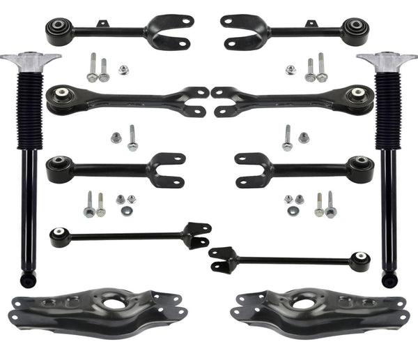 Rear Shocks Upper & Lower Forward & Rearward Control Arms For Telsa 3 2017-2021