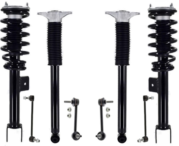 Front Struts Coil Spring Rear Shocks & Links For Tesla 3 Rear Wheel Drive 17-21