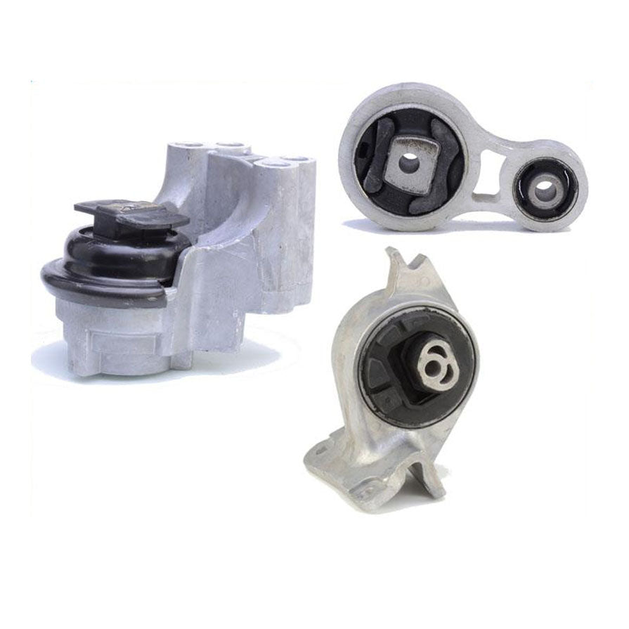 2010-2012 for Ford Fusion 3.5L V6 Sport Sedan Engine Motor Mount 3pc Kit