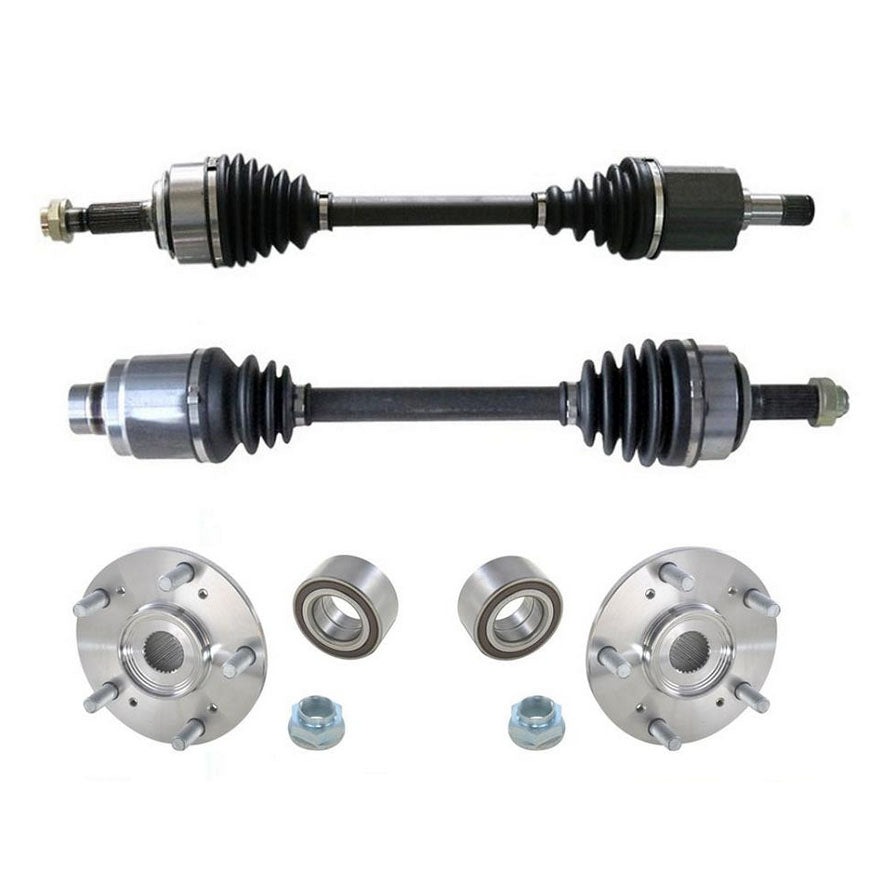 Front Axles & Wheel Hubs for Acura TL & TYPE S 3.2L 07-08 Automatic Transmission