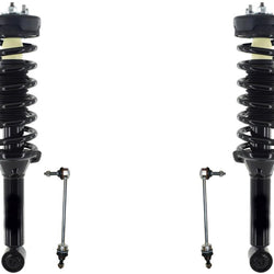 Front Complete Struts & Sway Bar Links For Land Rover LR4 2010-2016