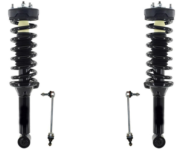 Front Complete Struts & Sway Bar Links For Land Rover LR4 2010-2016