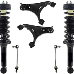 Front Struts Upper Control Arms & Sway Bar Links For Land Rover LR4 2010-2016