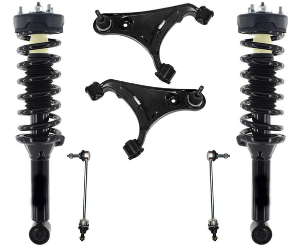Front Struts Upper Control Arms & Sway Bar Links For Land Rover LR4 2010-2016