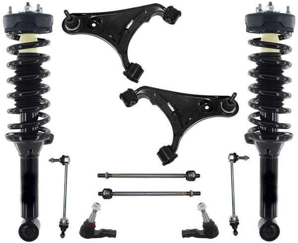 Front Struts Upper Control Arms Tie Rods & Links For Land Rover LR4 2010-2016