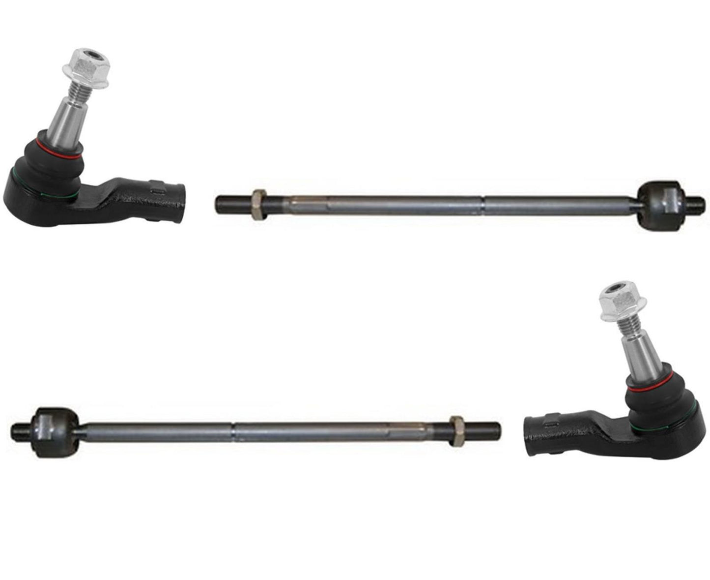 Front Inner & Outer Tie Rods Assembly For Land Rover LR4 2010-2016